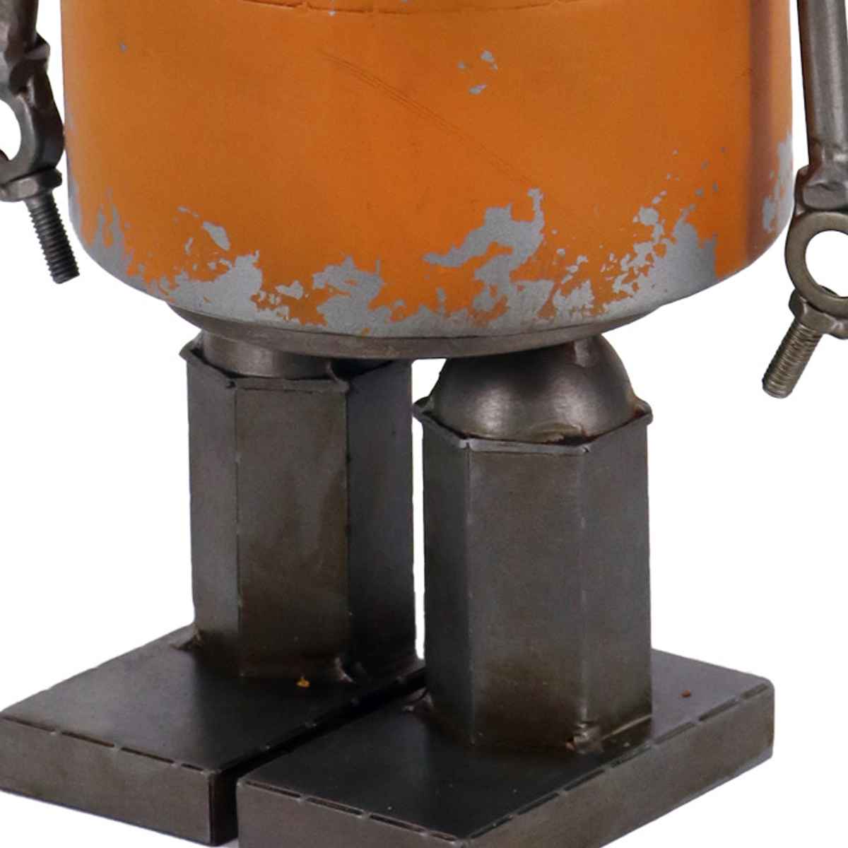 オーナメント ロボット オレンジ （ 置物 オブジェ ガーデン