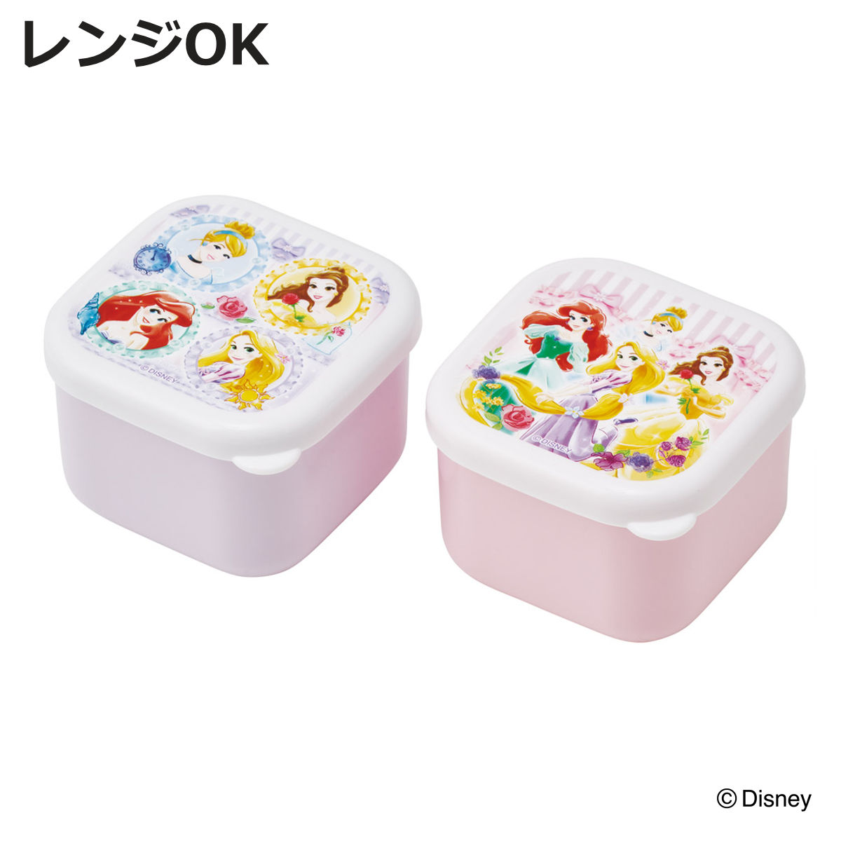 スケーター 弁当箱 ミニシールボックス2個セット プリンセス26