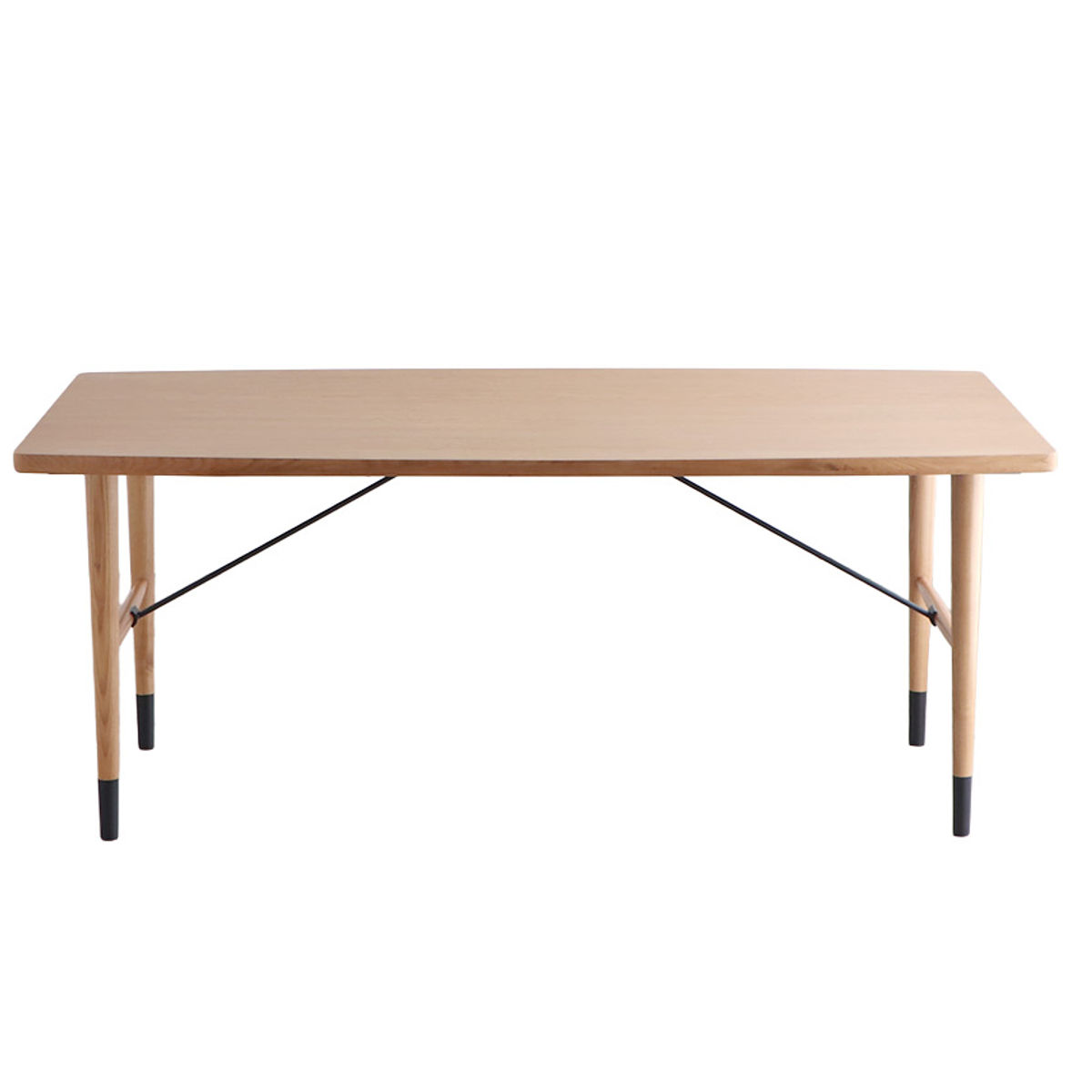 ダイニングテーブル 幅160cm H字脚 木製 ノエラ （ テーブル 天然木 食卓テーブル 高さ65cm ロータイプ 長方形 ）