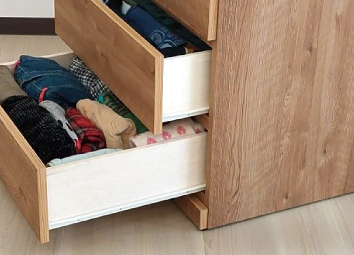 アルファタカバ チェスト 幅59.5cm 4段 クローゼット収納 引き出し