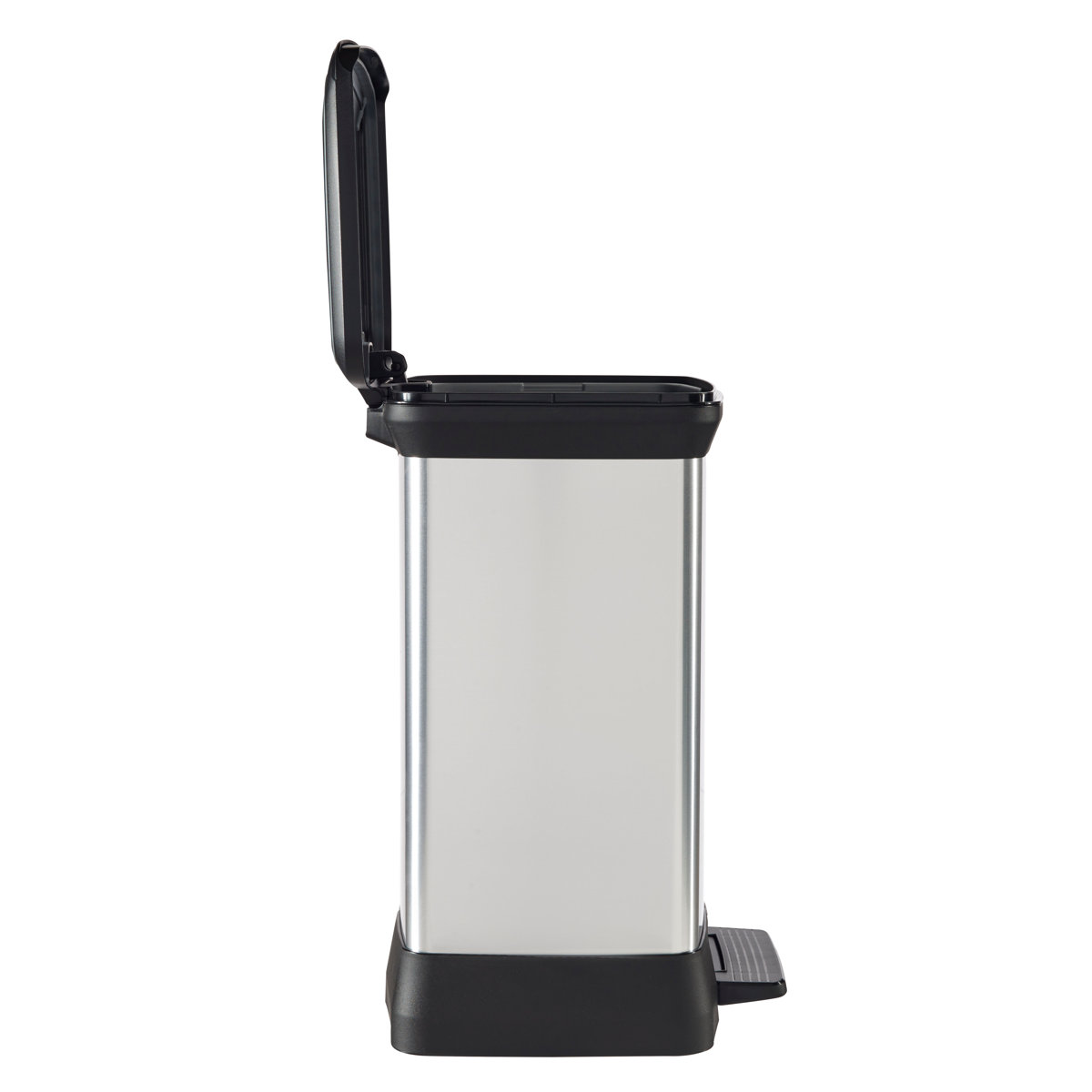 ゴミ箱 30L ステンレス Deco ペダルビン ペダル式 （ ごみ箱 30リットル デコ ペダル ふた付き 軽量 ）_10