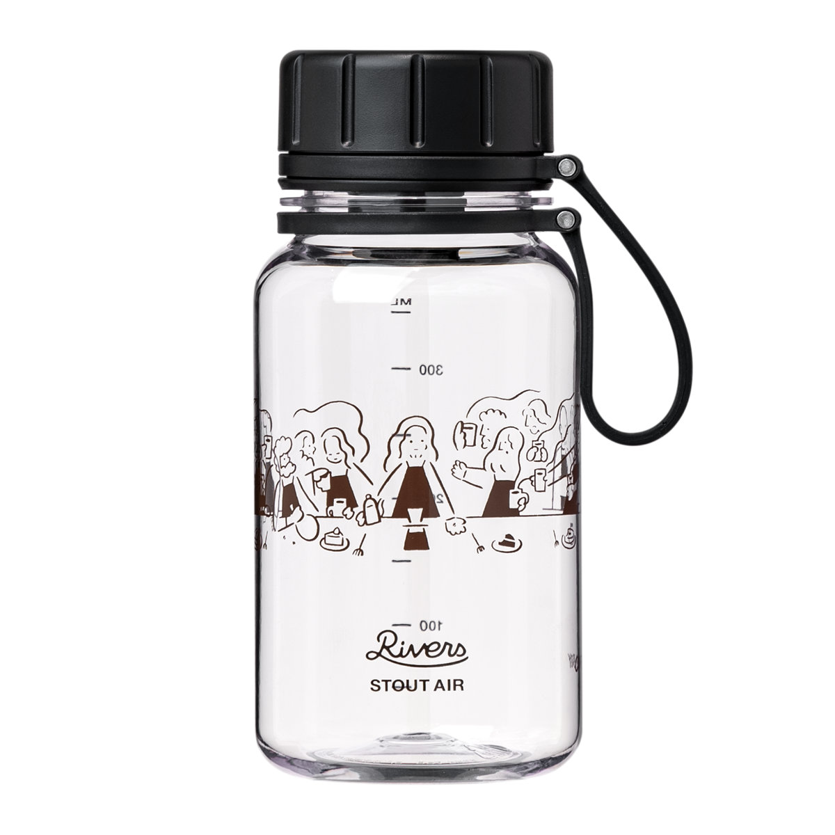 RIVERS（リバーズ） 水筒 CB スタウトエア 400ml （ 軽量 プラスチック