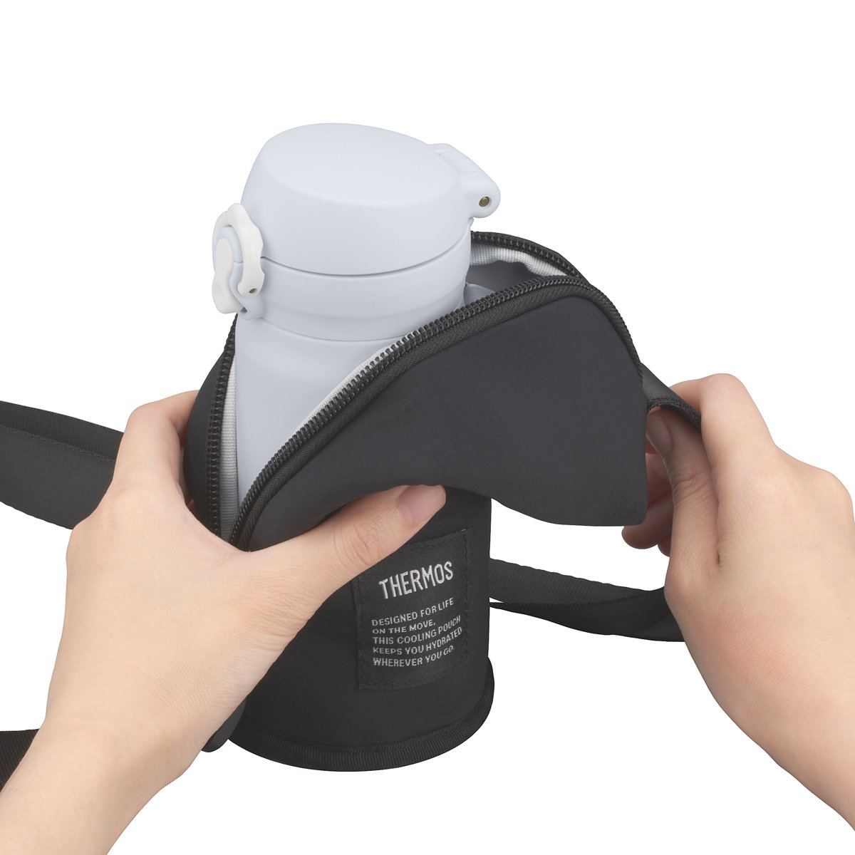 THERMOS（サーモス） 水筒カバー 350ml 保冷マイボトルポーチ