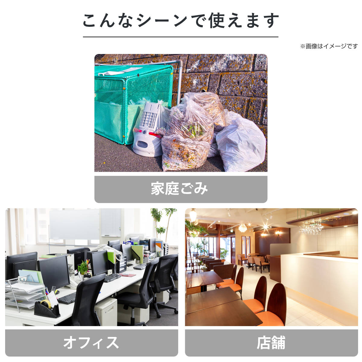業務用ゴミ箱 900L ダストBOX 幅180...の詳細画像3