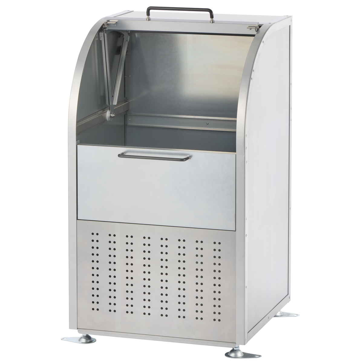 業務用ゴミ箱 230L ダストコ 600 （ 法人限定 屋外用 ゴミ箱 スライド蓋 ゴミ 5袋分 収集ボックス 屋外ストッカー 収納庫 ゴミ置き場 ゴミ捨て ）_10