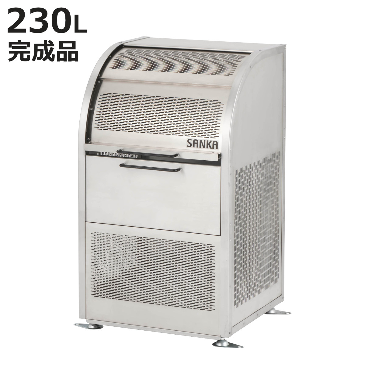 業務用ゴミ箱 230L ダストコDX 600 （ 法人限定 屋外用 ゴミ箱 スライド蓋 ゴミ 5袋分 収集ボックス 屋外ストッカー 収納庫 ゴミ置き場 ゴミ捨て ）
