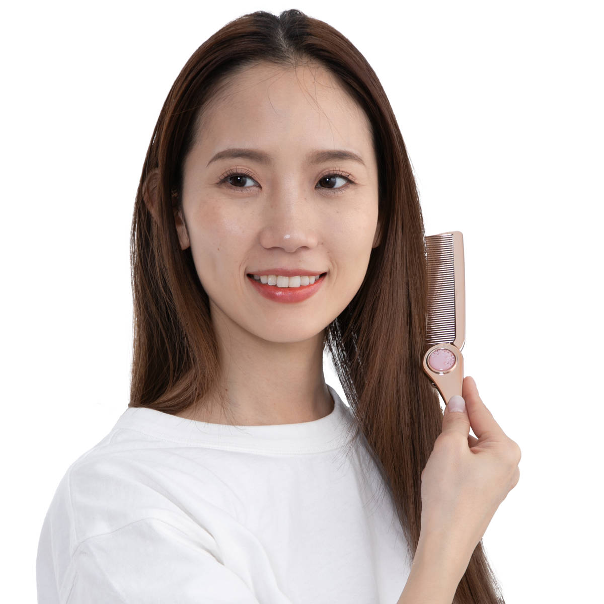 ブラシ 折りたためる ヘアコーム 持ち運び可能 （ 静電気 軽減 コーム