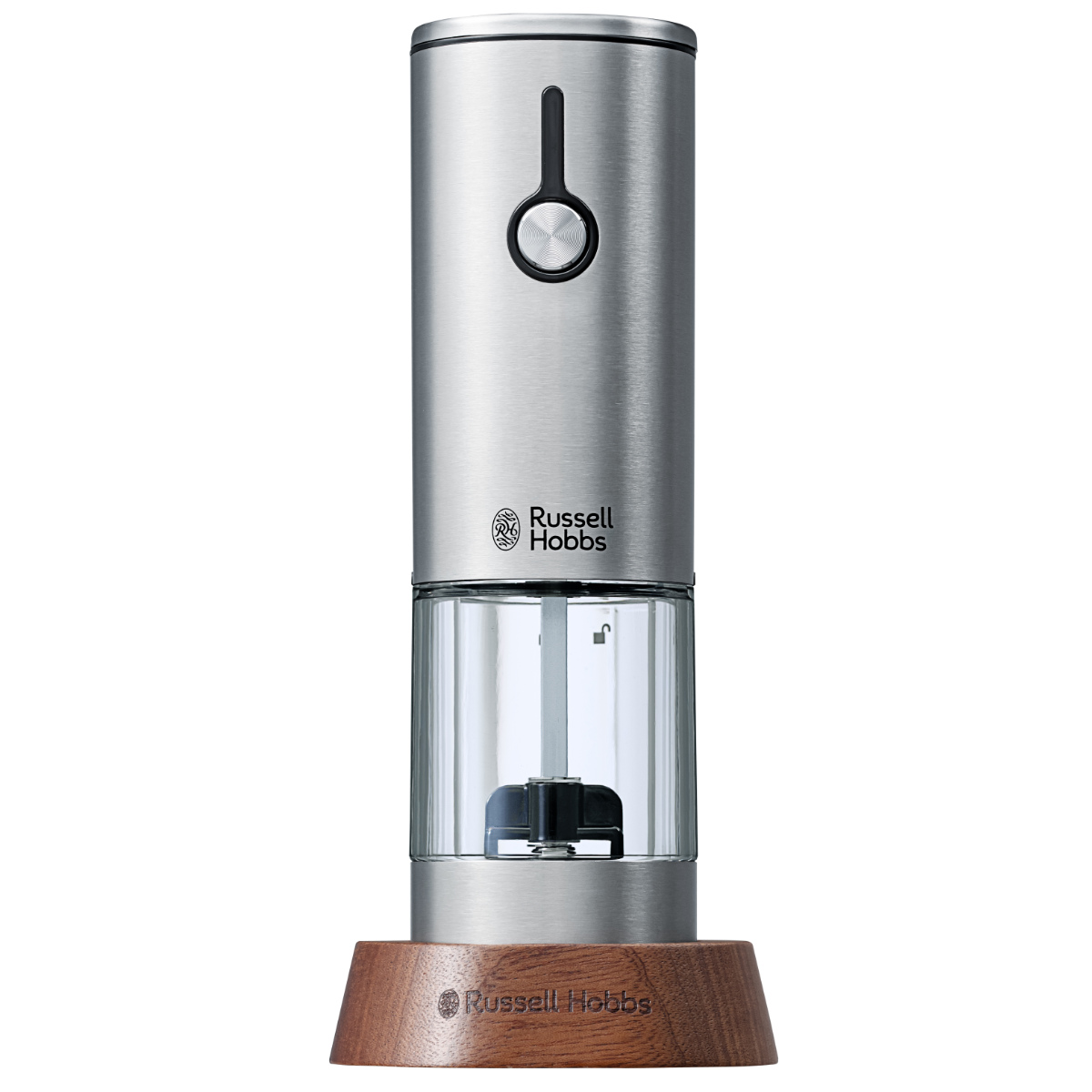 RUSSELL HOBBS（ラッセルホブス） 充電式 電動ミル 木製スタンド付き