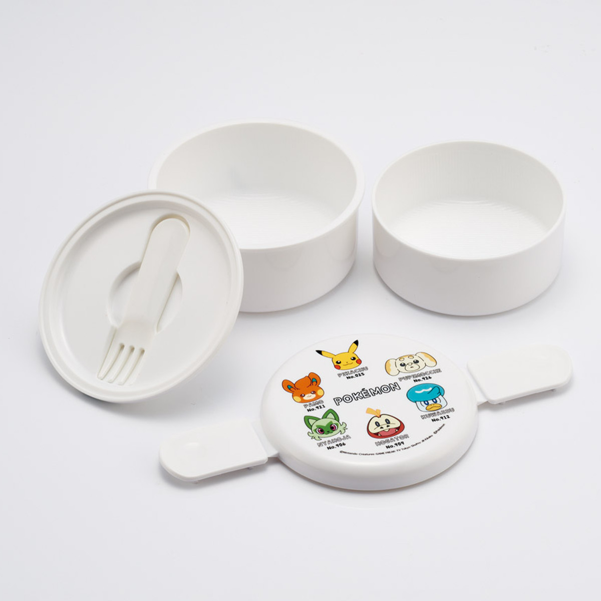 弁当箱 500ml 丸型ランチボックス2段 ポ...の詳細画像2