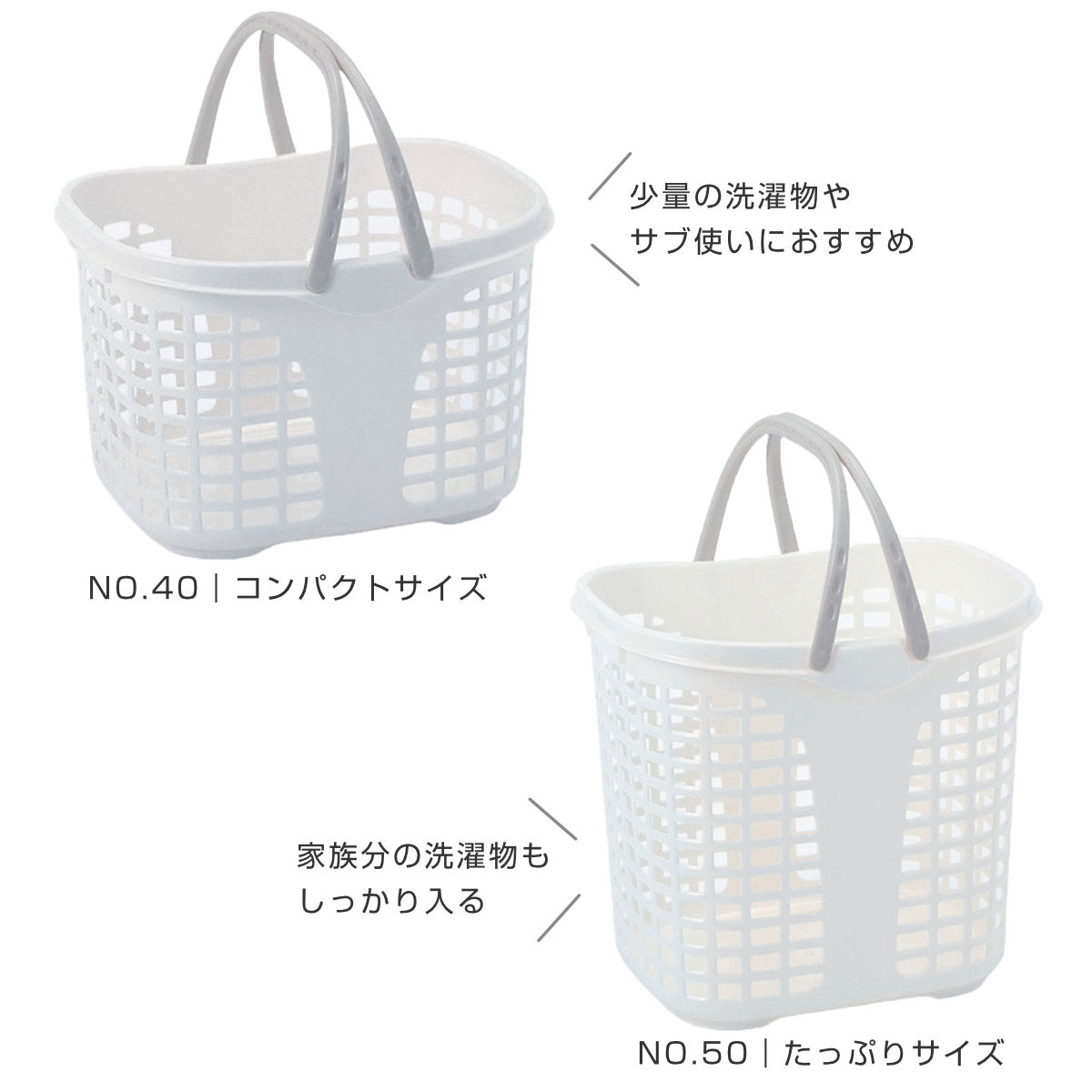 ランドリーバスケット 洗濯カゴ ブライトバスケ...の詳細画像2