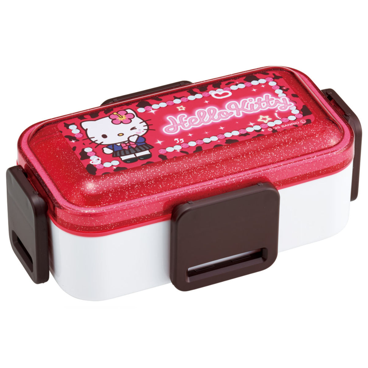 スケーター 弁当箱 2段 600ml 2段ふわっと弁当箱 キティスクール