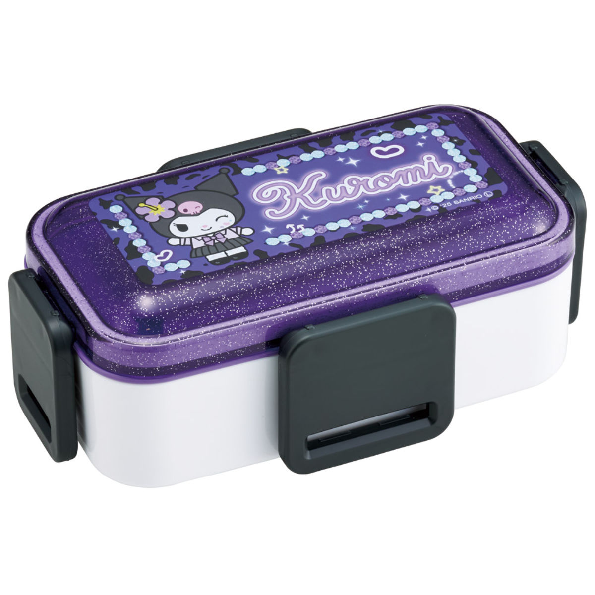 スケーター 弁当箱 2段 600ml 2段ふわっと弁当箱 クロミスクール