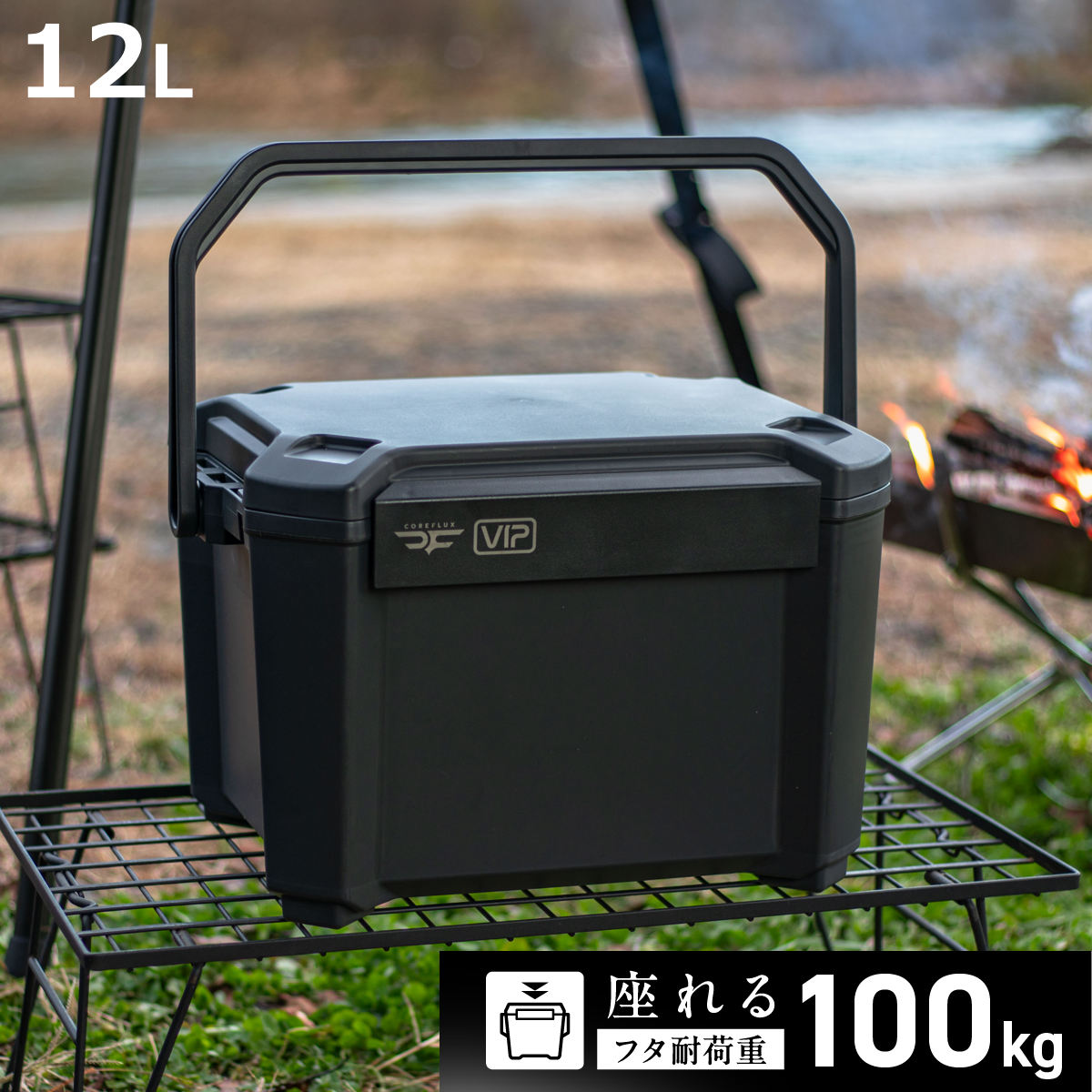 �N�[���[�{�b�N�X 12L COREFLUX VIP ����� �ω׏d100kg �i �ۗ� �N�[���[BOX �ۗ�{�b�N�X �A�E�g�h�A�p�i 12���b�g�� �j