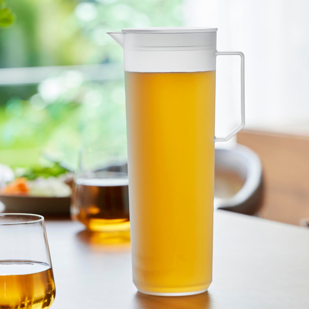 tower 特典付き 山崎実業 熱湯が注げる冷水筒 ラウンド 1.2L タワー tower 特典付き 山崎実業 熱湯が注げる冷水筒 ラウンド 1.2L タワー