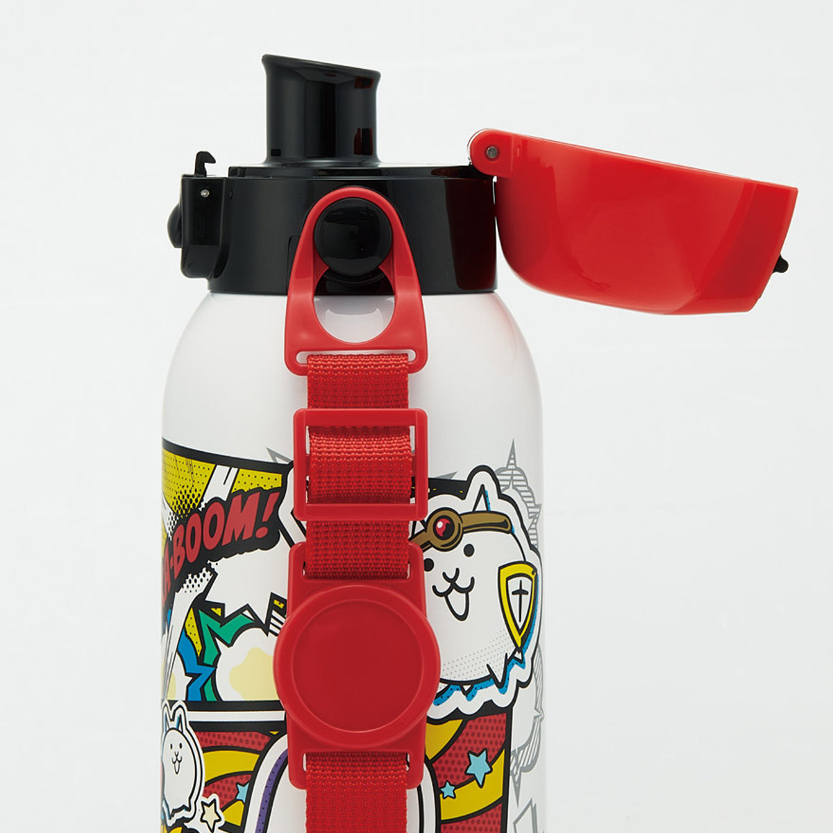 スケーター 水筒 600ml ダイレクトボトル にゃんこ大戦争26 （ 保冷 直