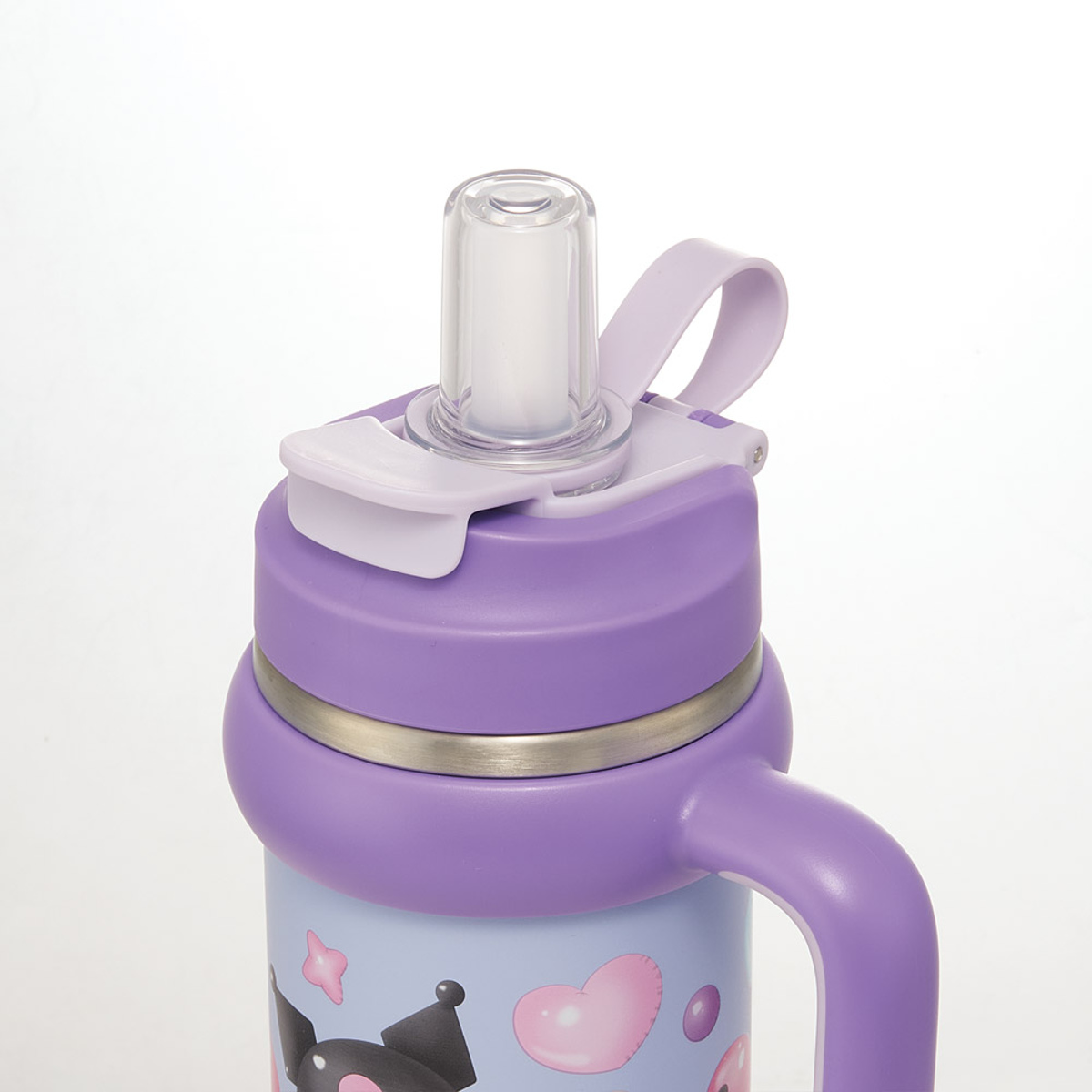 スケーター 水筒 830ml ハンドル付ストロータンブラー クロミぷっくり