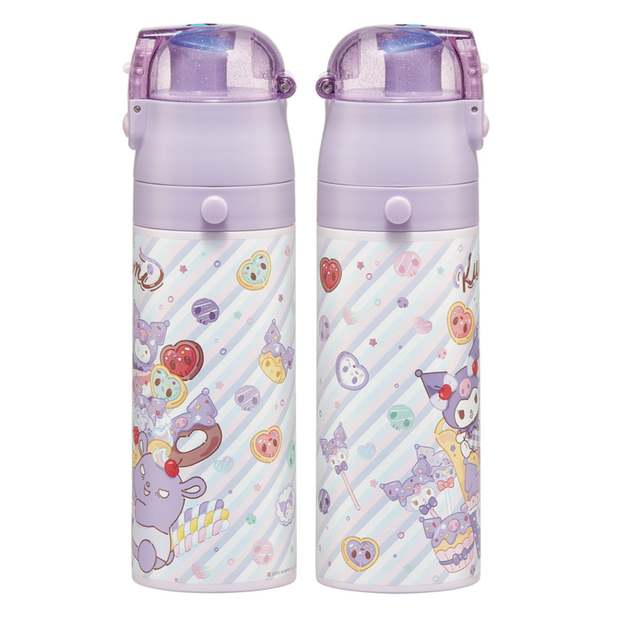 スケーター 水筒 470ml 430ml 超軽量2WAYステンレスボトル クロミ