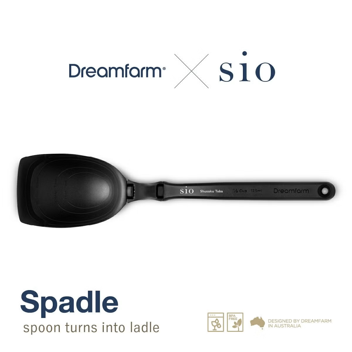 Spadle Dreamfarm(ドリームファーム) おたま 食洗機対応 レードル スプーン Sio Spadle キッチン ( ドリームファーム 計量 ...