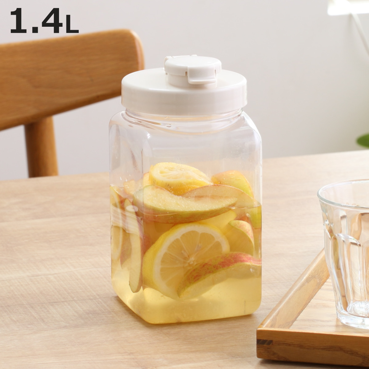 TAKEYA（タケヤ） 梅酒容器 保存容器 果実酒びん S型 1.4L スリム