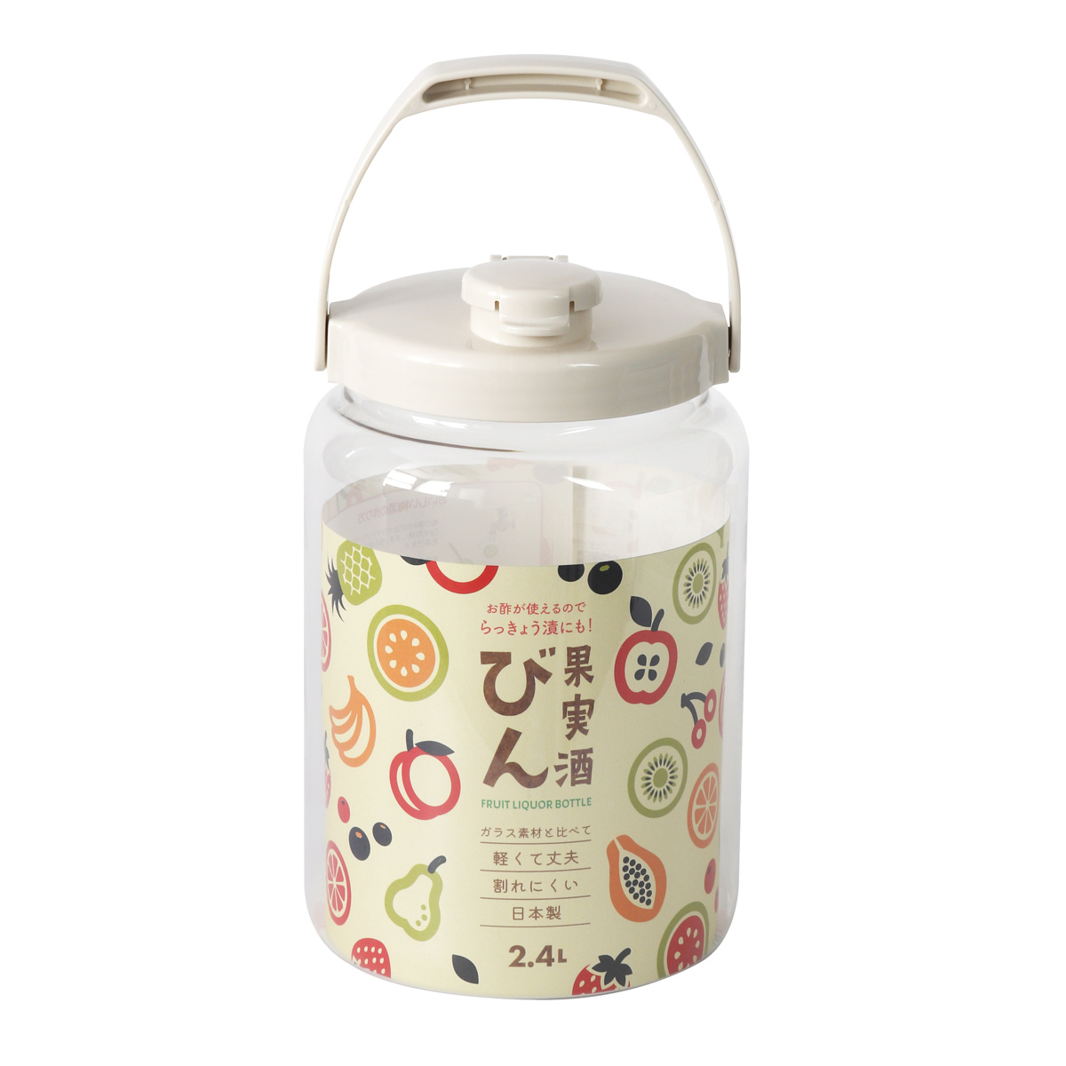 TAKEYA（タケヤ） 梅酒容器 保存容器 果実酒びん R型 2.4L （ 梅酒びん