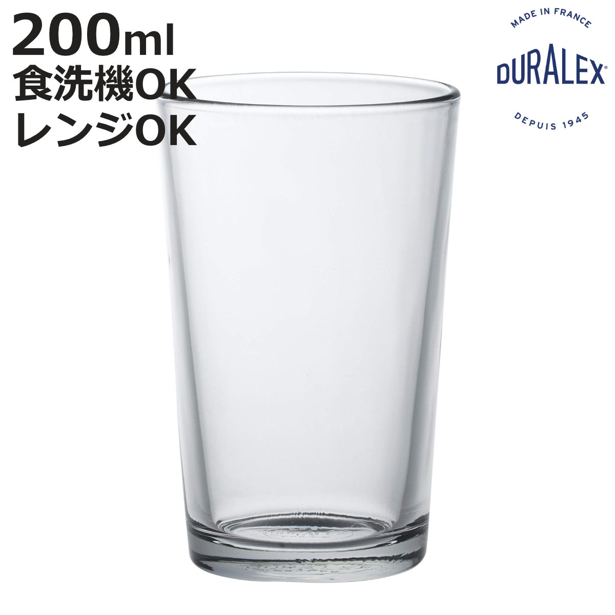 DURALEX �f�������b�N�X �O���X �V���b�v���j 200cc �i Shop Unie 200ml �H��@�Ή� �d�q�����W�Ή� �K���X �R�b�v �^���u���[ �H�� �t�����X�� �j