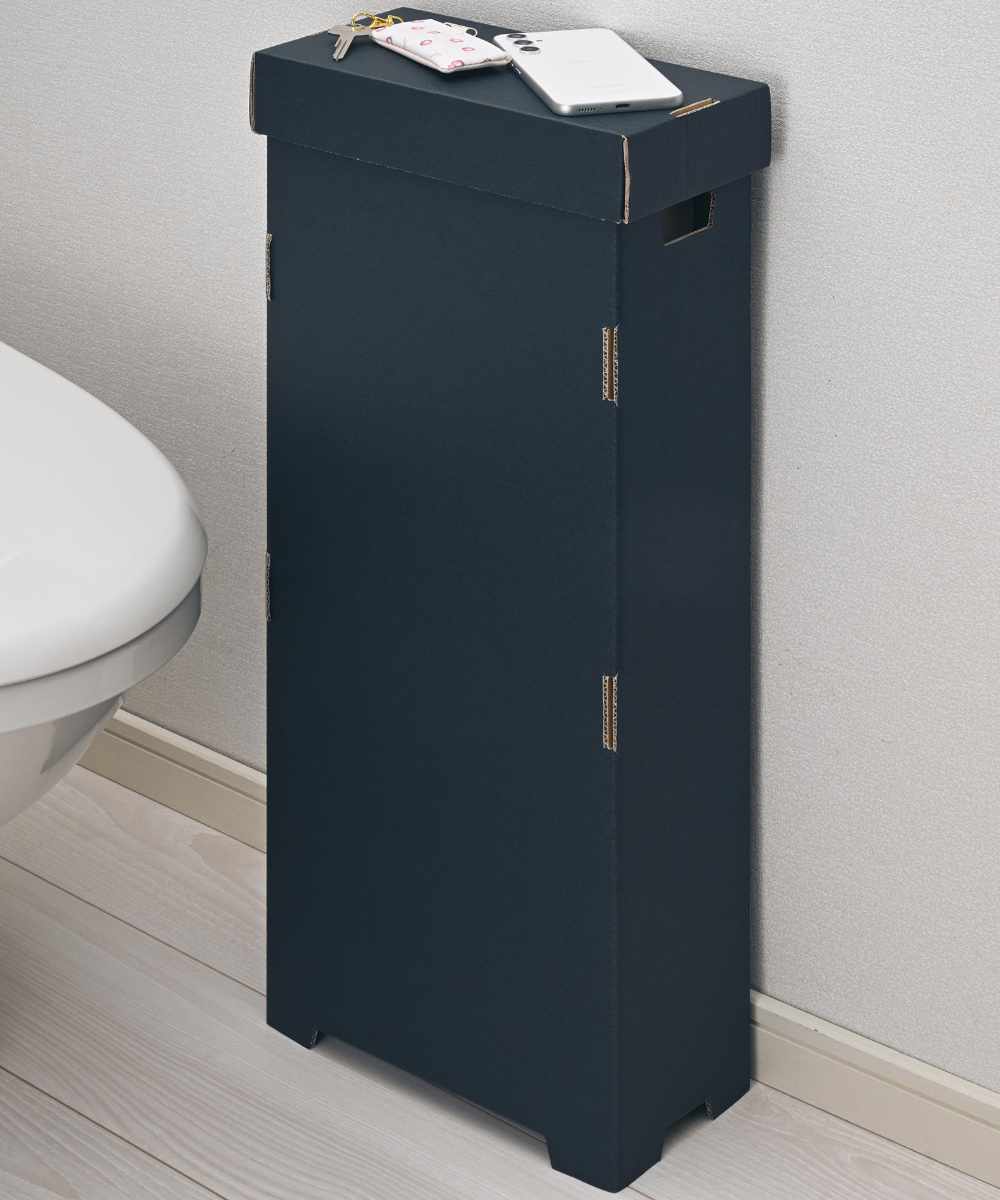 トイレ収納 物が置ける トイレットロール箱 ク...の詳細画像3