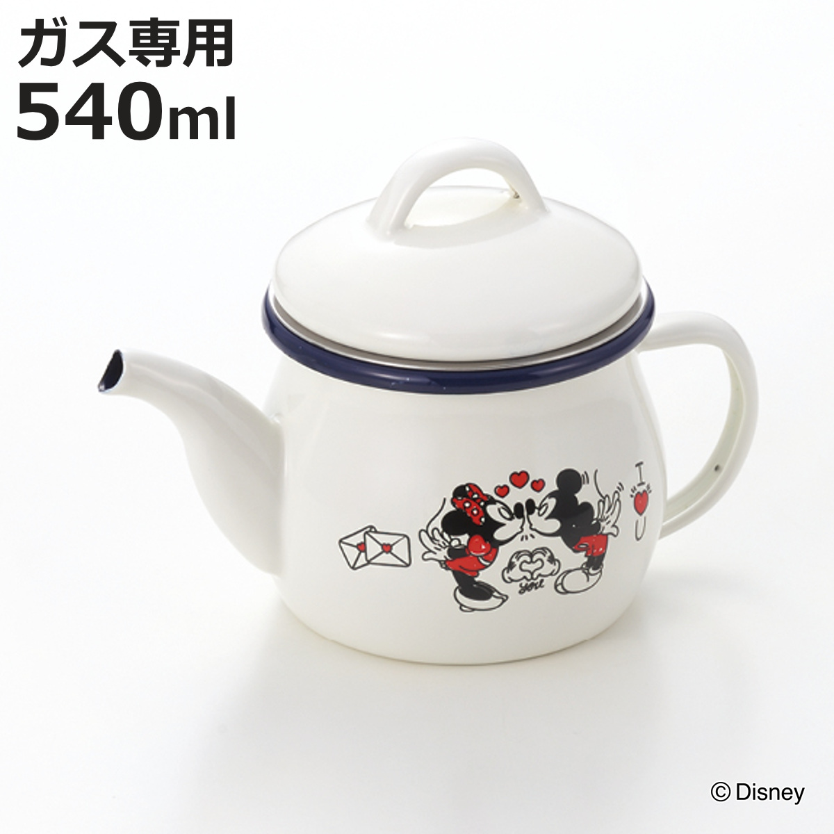 極美品  porcelain王冠マーク ティディベア ミニティーポット タマハシ コーヒーケトル ミッキー＆ミニー ホーローティーポット