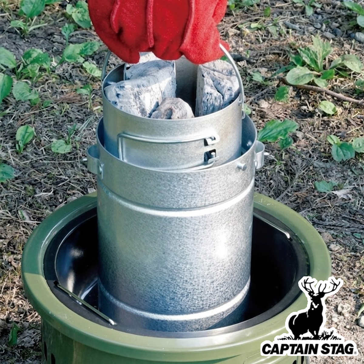 CAPTAIN STAG（キャプテンスタッグ） 火起し火消しセット ミニ