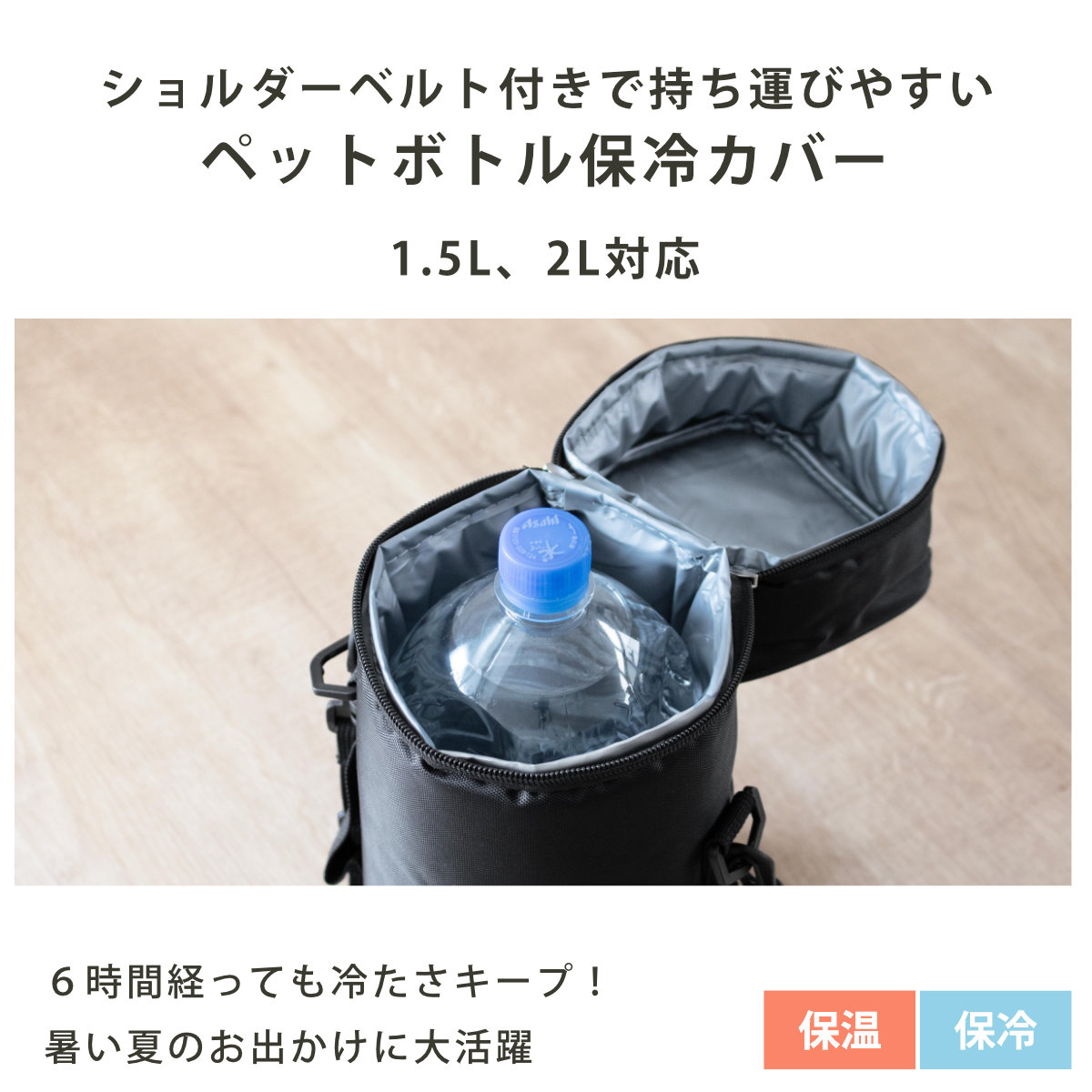 ペットボトルカバー2L クールストレージ ペッ...の詳細画像1
