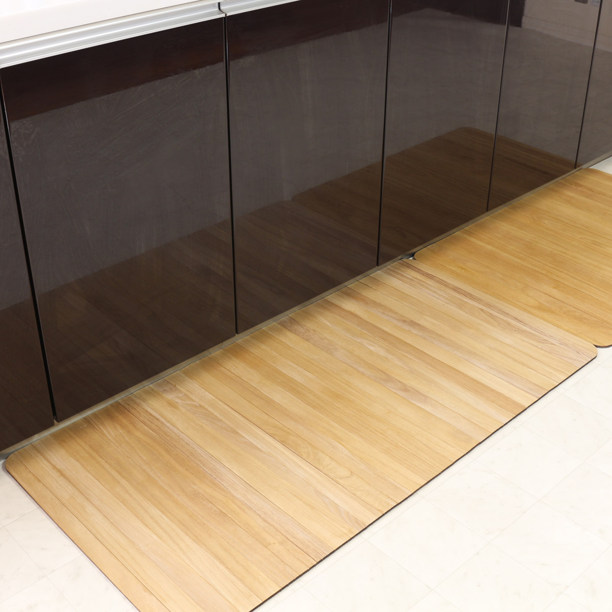 キッチンマット kirisai 桐のキッチンマット 60×120cm （ マット キッチン 桐 天然 キッチンシート 台所マット 拭けるキッチンマット ）の画像