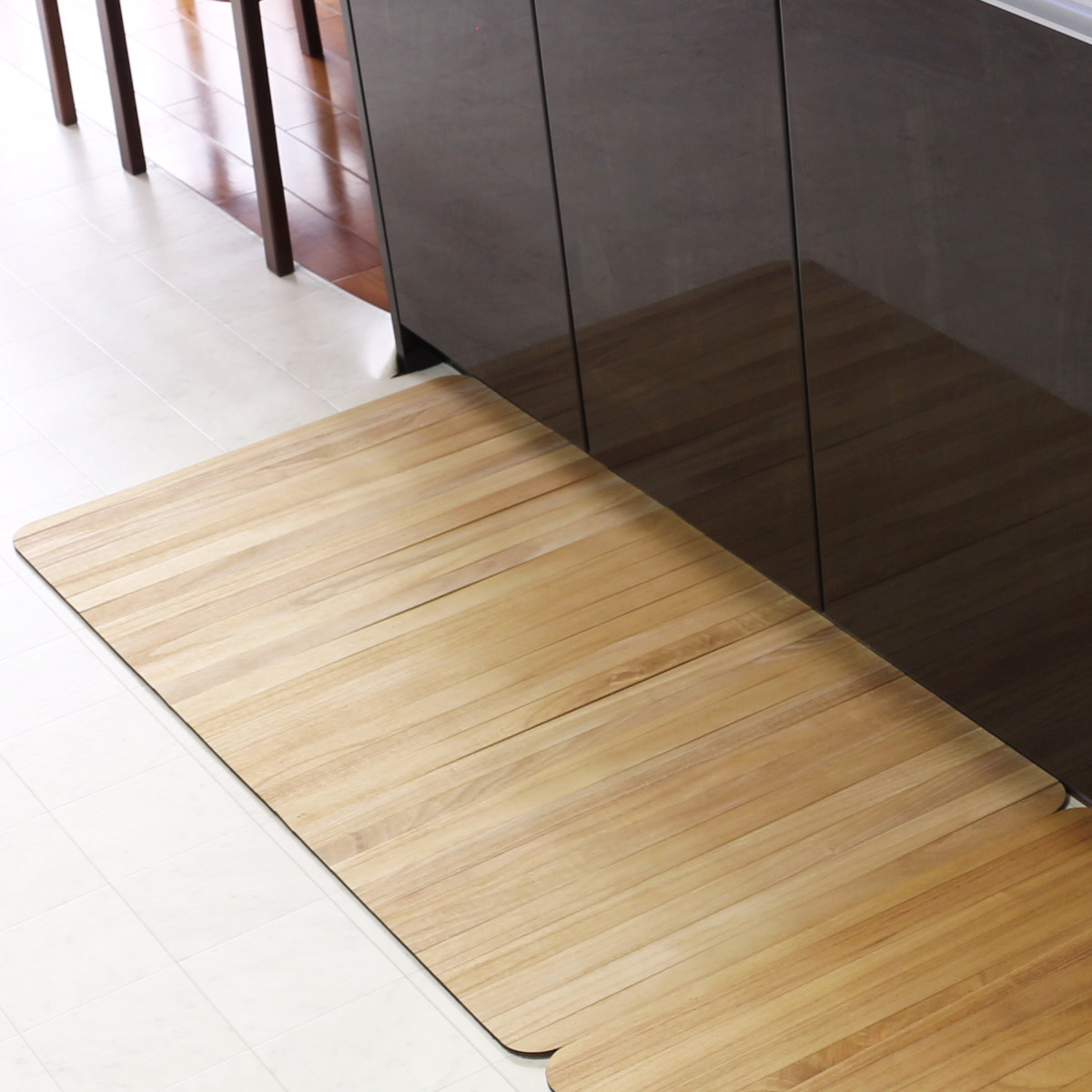 キッチンマット kirisai 桐のキッチンマット 60×120cm （ マット キッチン 桐 天然 キッチンシート 台所マット 拭けるキッチンマット ）の画像