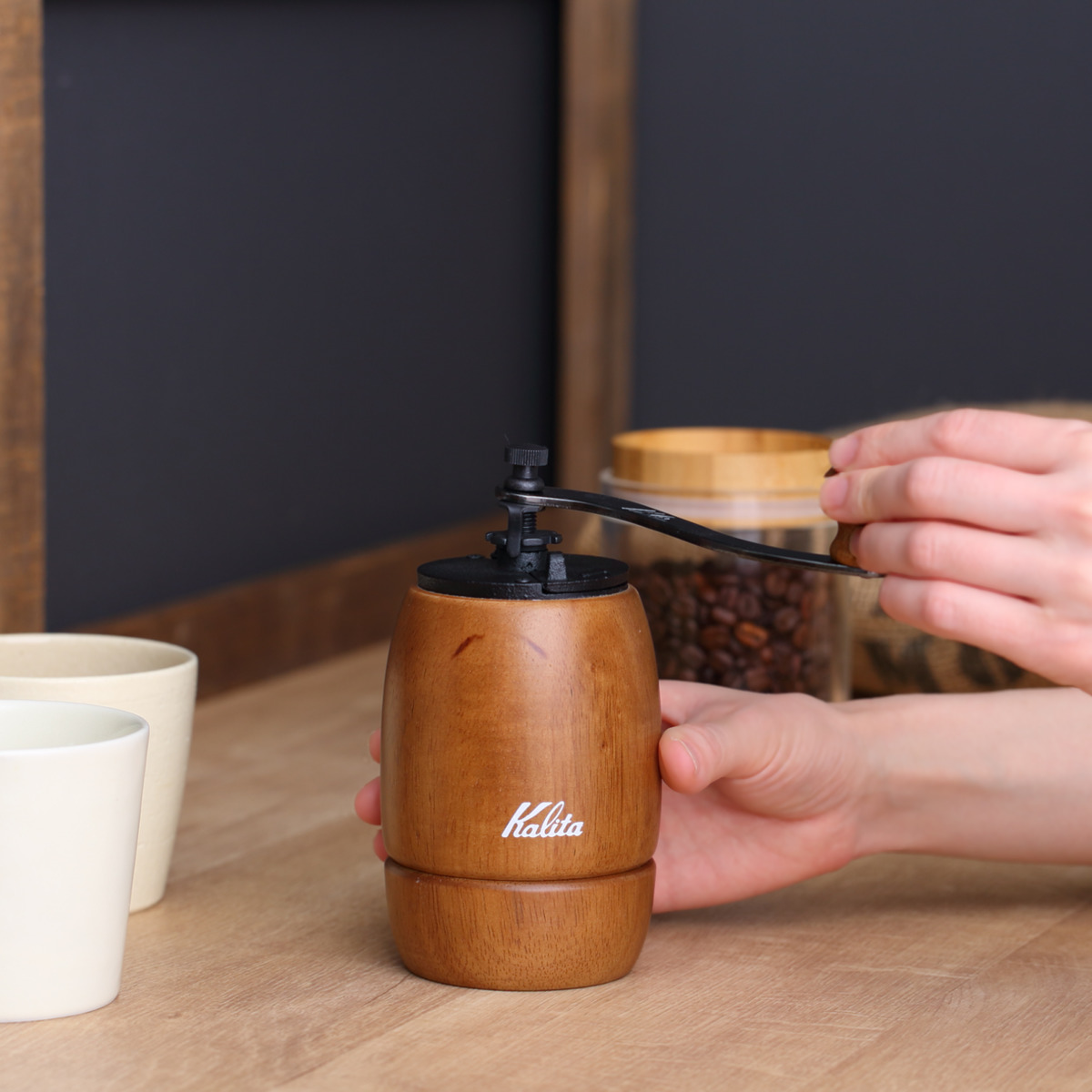 Kalita（カリタ） コーヒーミル コーヒーミル KH-9 BR ac （ 手挽き