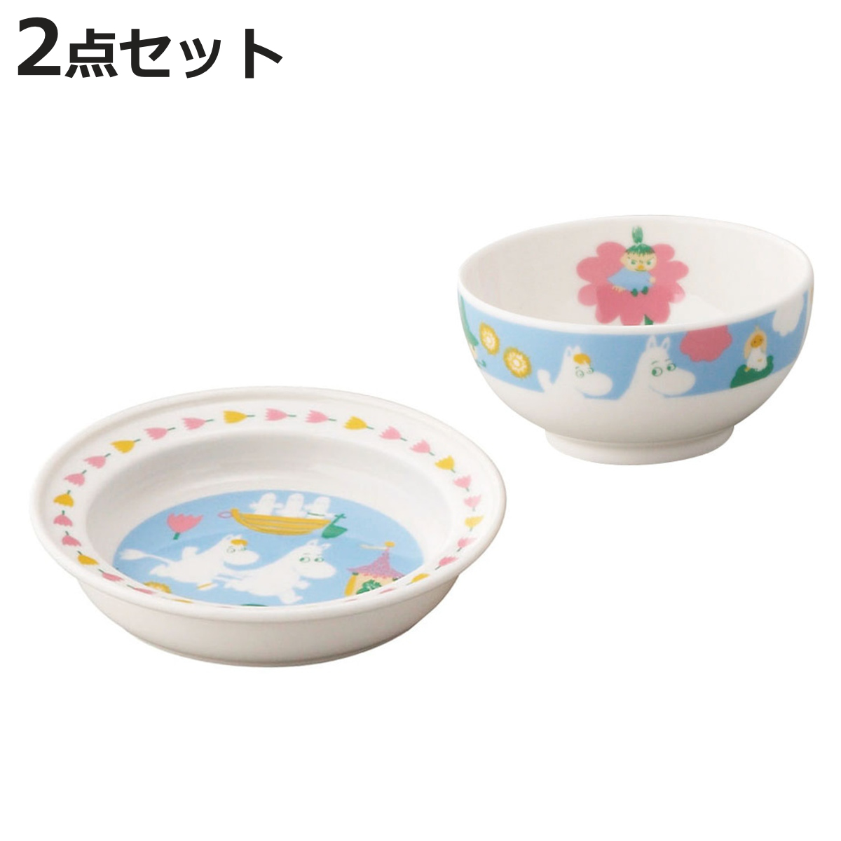 山加商店 プレート ボウル プレート＆ボウルセット ムーミン （ 2点