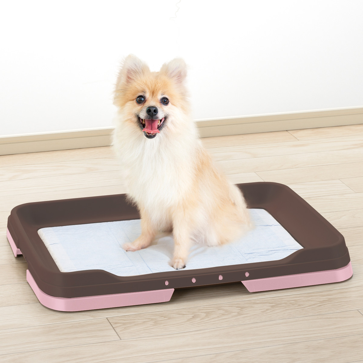 リッチェル 犬用トイレ（色：ピンク系）｜トイレ用品、ペットシーツ