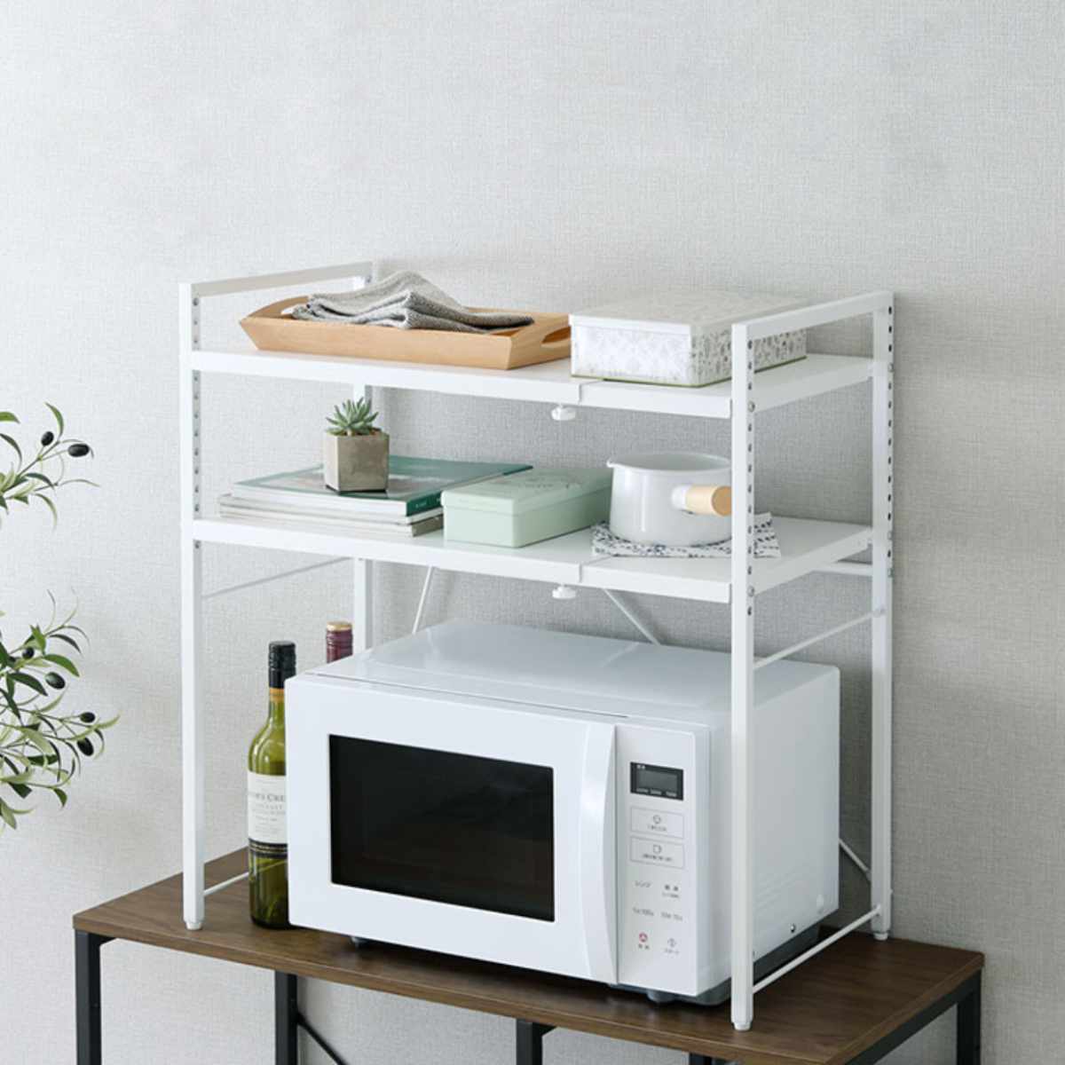レンジ上ラック 2段（キッチン、日用品、文具）のおすすめ人気商品一覧