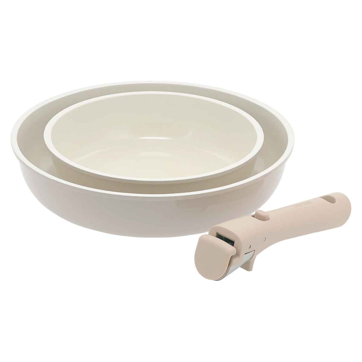 CAROTE フライパン 20cm 26cm 3点セット IH対応 ICE CREAM 取っ手が