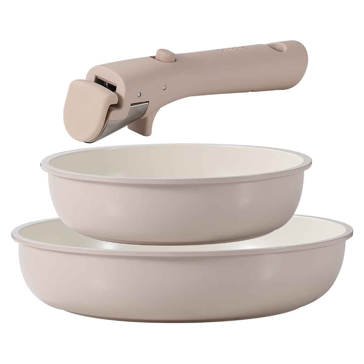 CAROTE フライパン 20cm 26cm 3点セット IH対応 ICE CREAM 取っ手が
