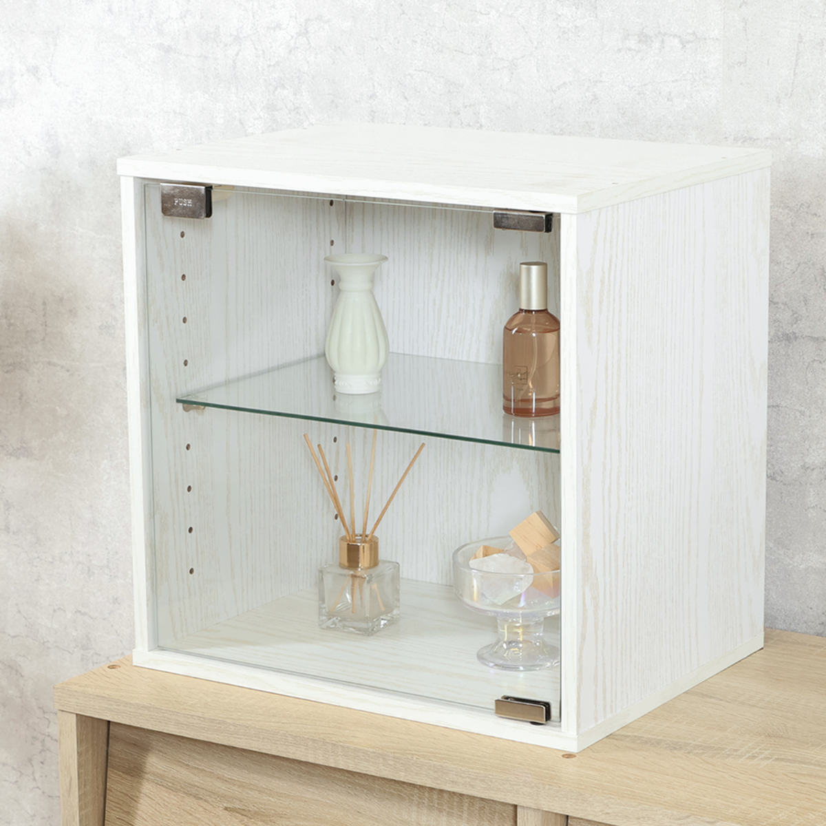 不二貿易（Fuji Boeki） コレクションボックス 幅38.1cm ガラス扉