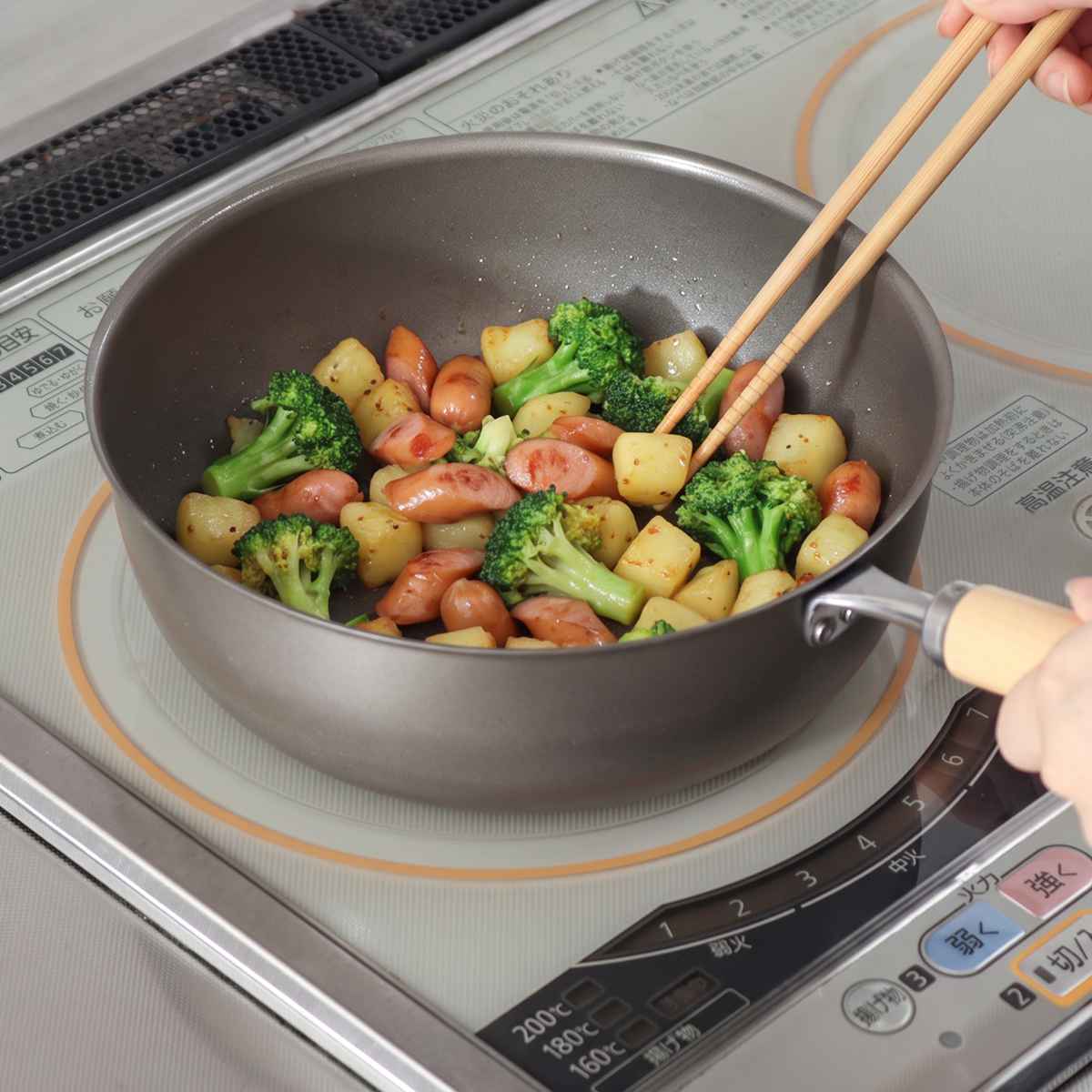 匠味（杉山金属） 鉄マルチパン 26cm IH対応 真・匠味 深型フライパン