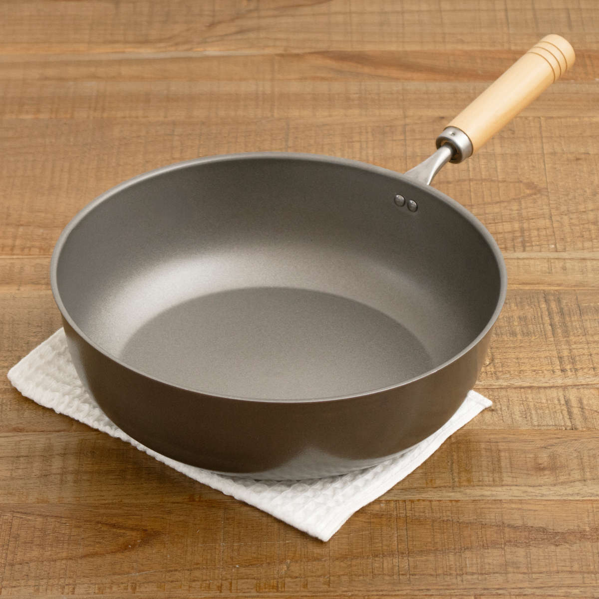 匠味（杉山金属） 鉄マルチパン 26cm IH対応 真・匠味 深型フライパン