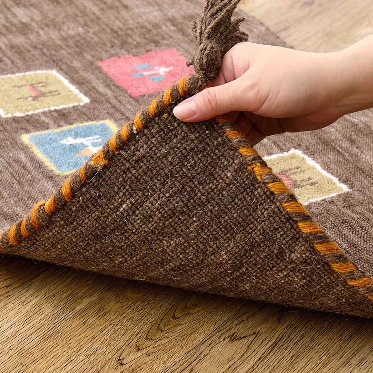 HAGiHARA（萩原） ラグ ギャッベ GABBEH TX 約130×190cm （ カーペット