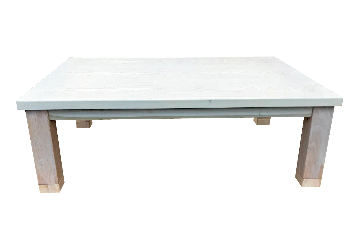 座卓 幅120cm 継脚付き 家具調こたつ ミルキー 木製 日本製 （ こたつ