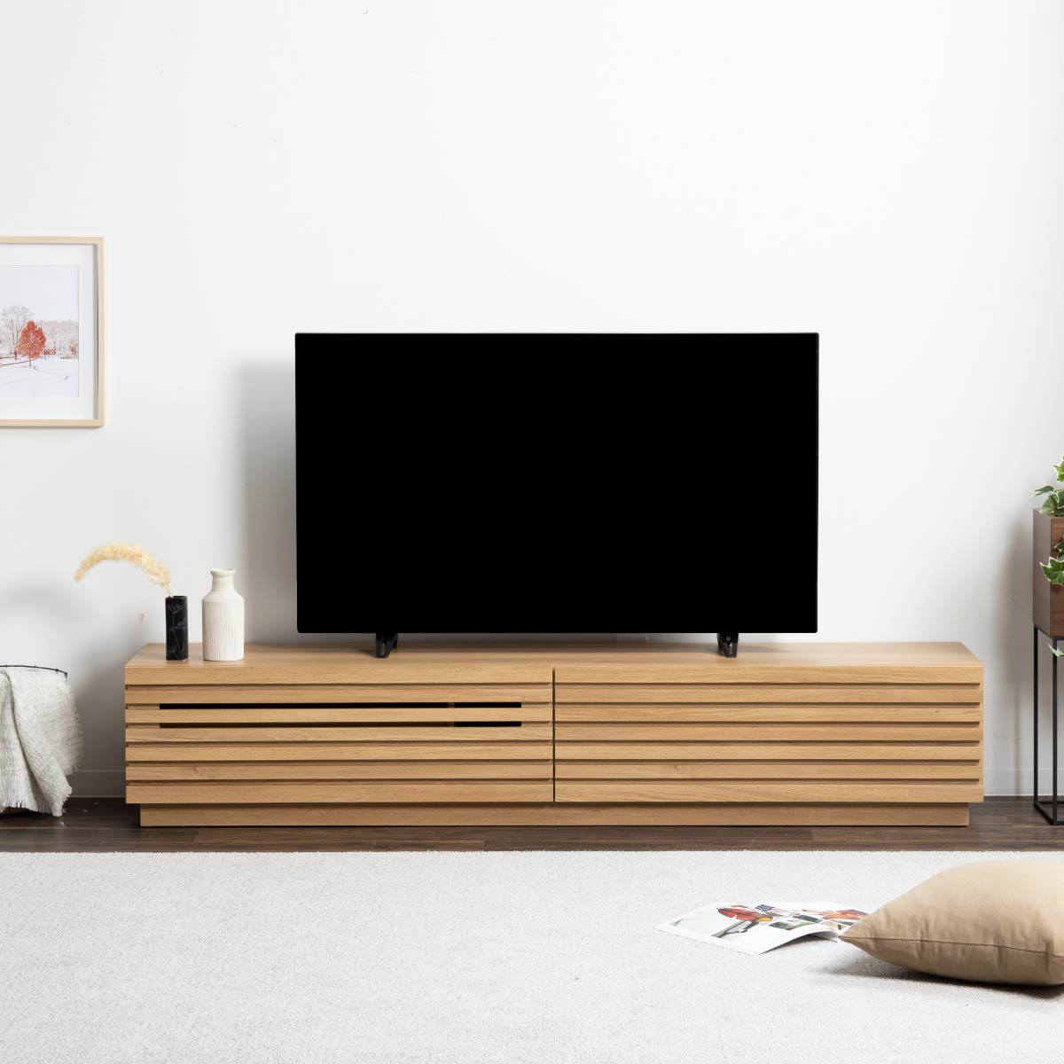 テレビ75インチ（テレビ台、キャビネット） | 家具、インテリア の商品