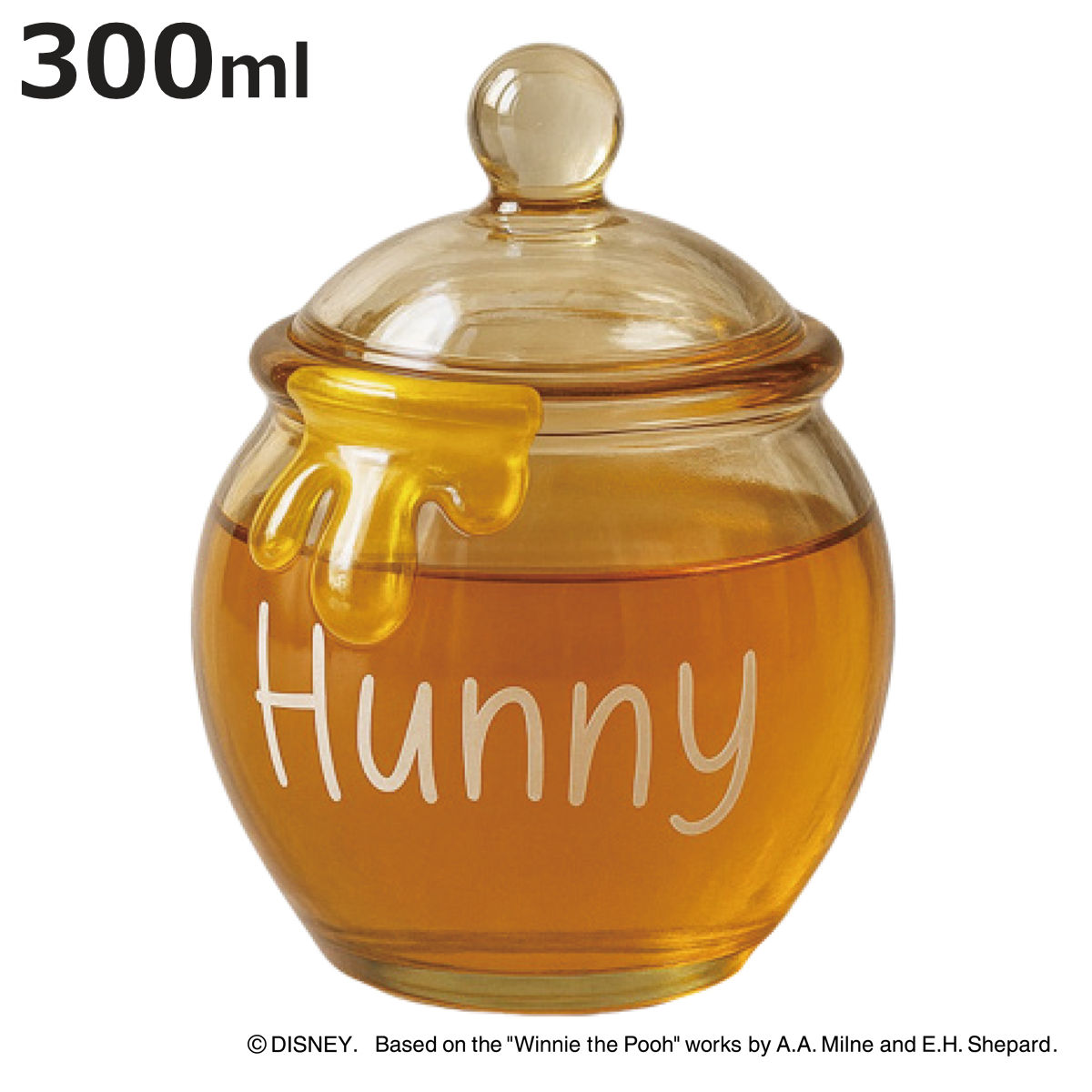 サンアート ハニーポットガラス くまのプーさん （ 300ml ガラス