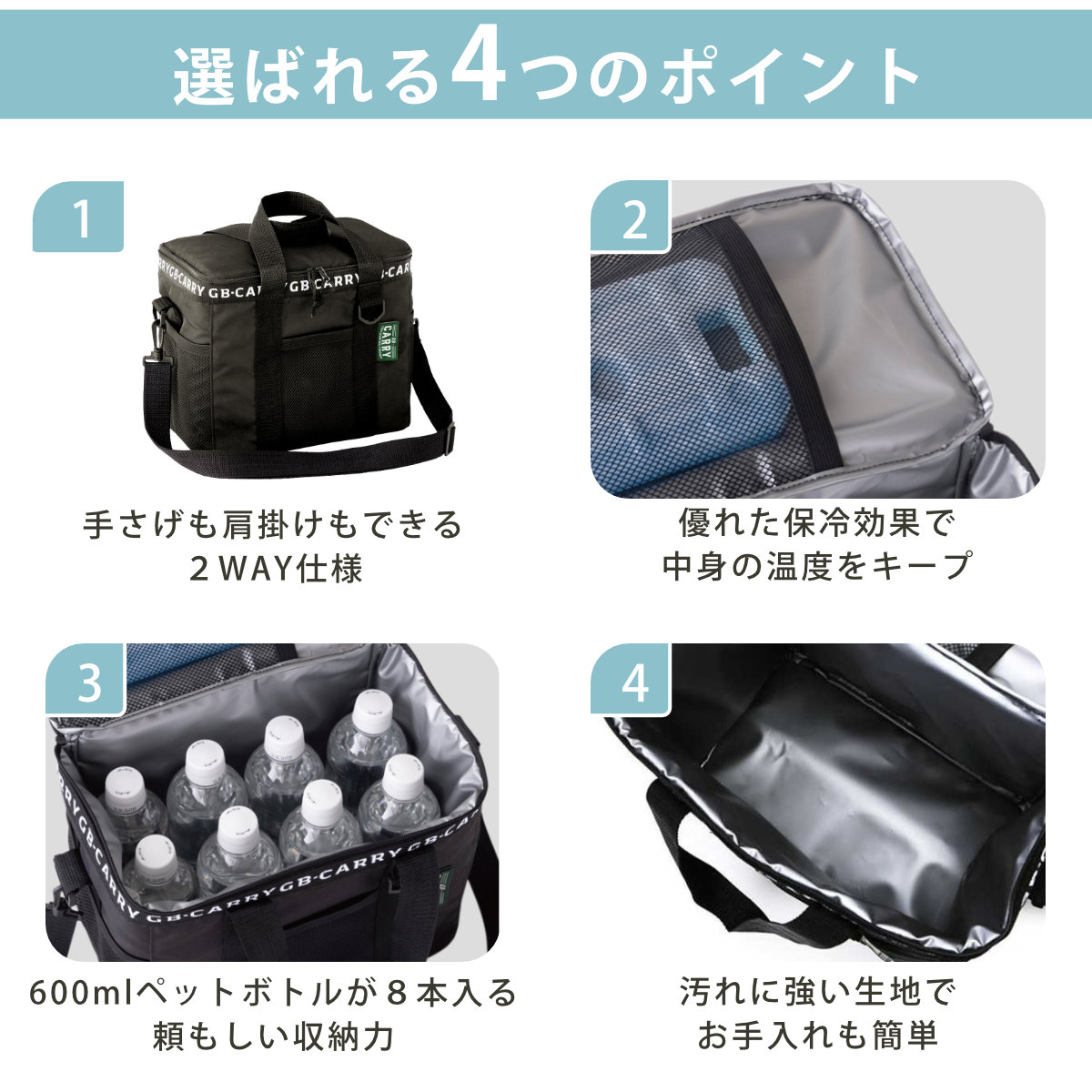クーラーバッグ GB-CARRY 保冷ソフトボ...の詳細画像4