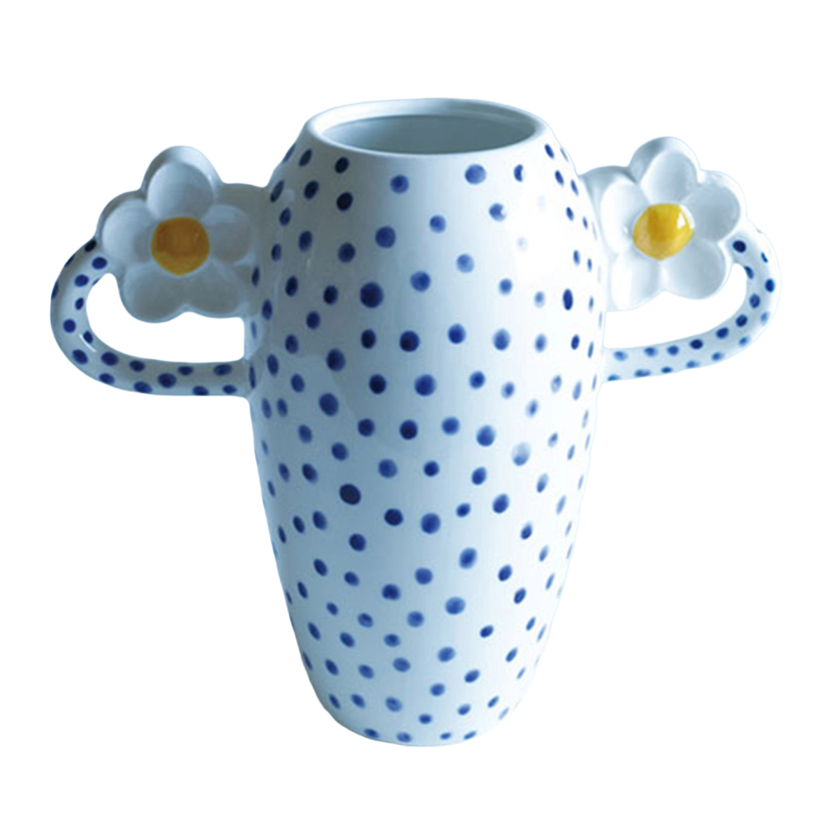 花瓶 welms Blue Dot フラワーベース （ 花ビン 花びん フラワー 花