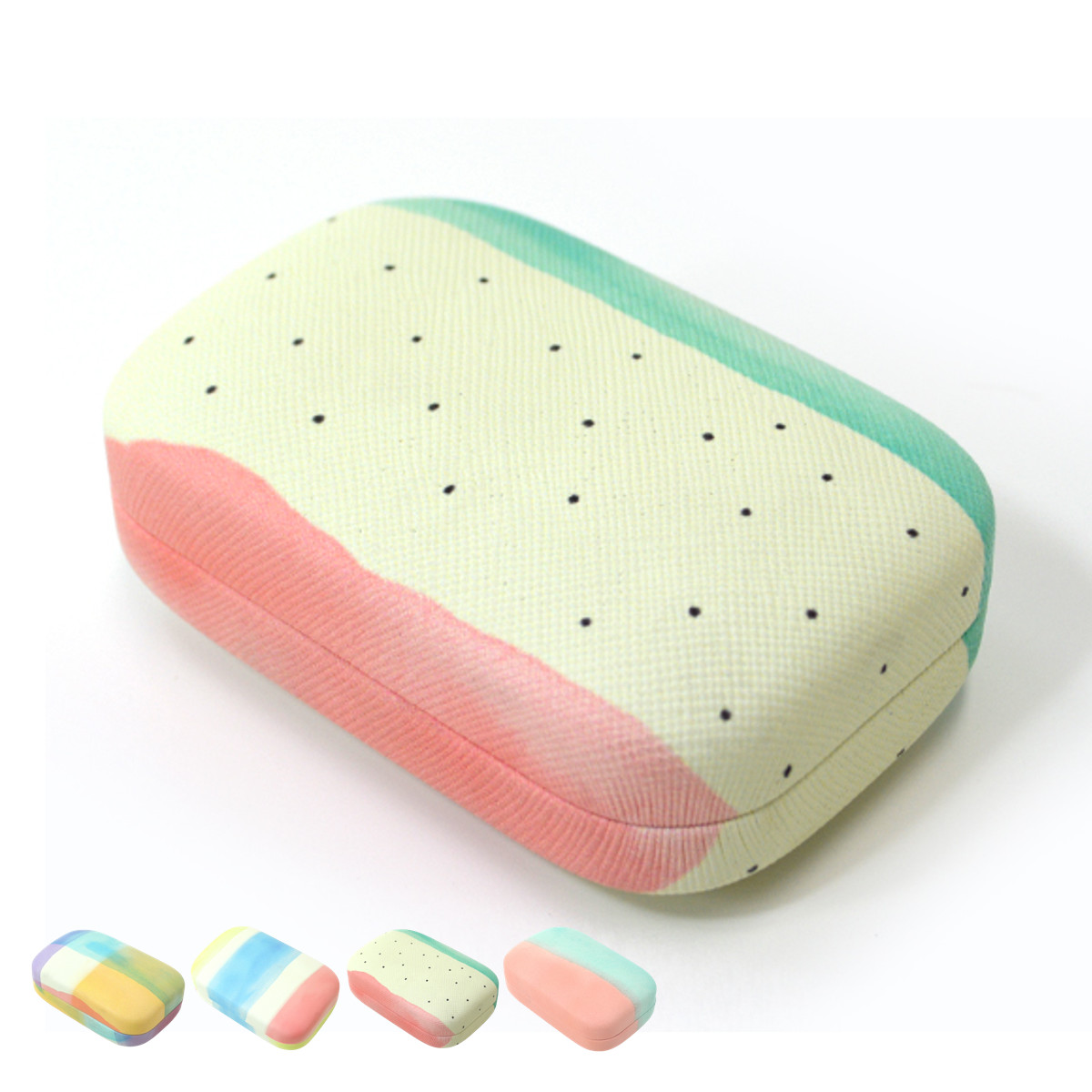 ケース HOLONICAL マルチケース （ アクセサリーケース ジュエリーケース ミラー付き 持ち歩き 携帯 コンパクト ミラー 鏡 ）