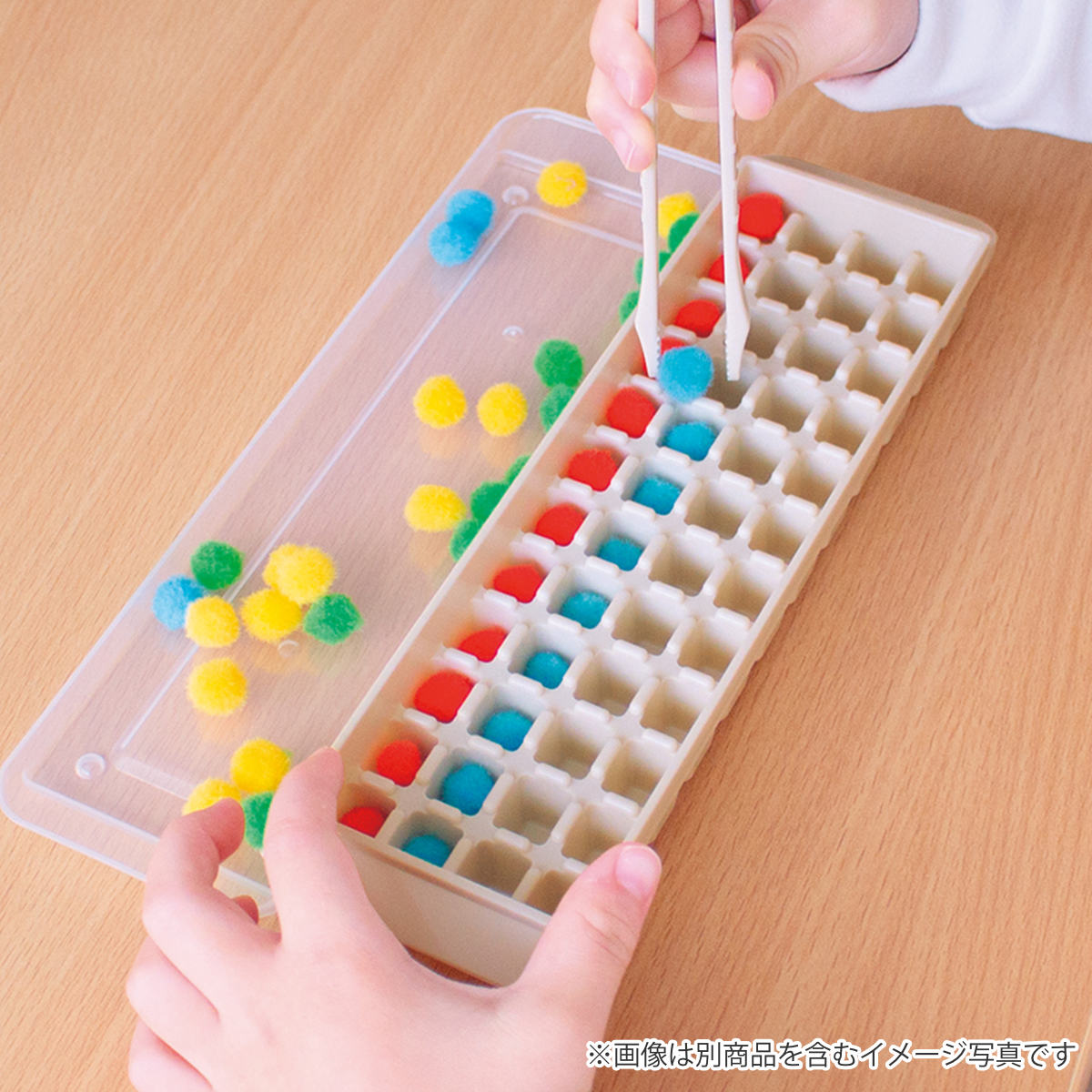 知育玩具 おうちモンテ ふたつきトレー ( 子...の詳細画像3