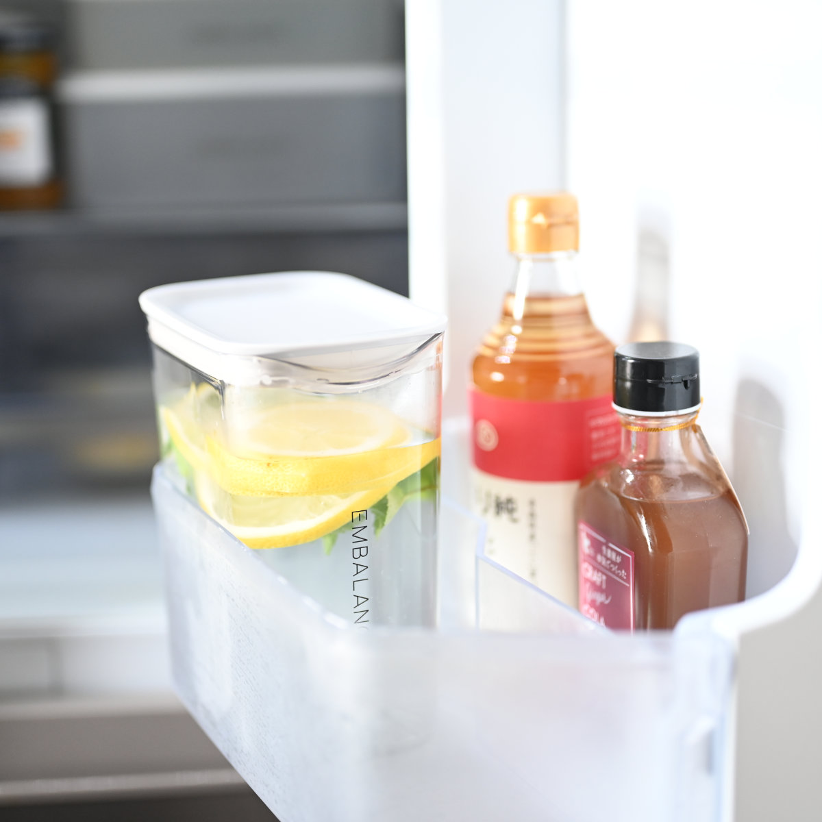 エンバランス ピッチャー1.1L 角型 薄 グ...の詳細画像4