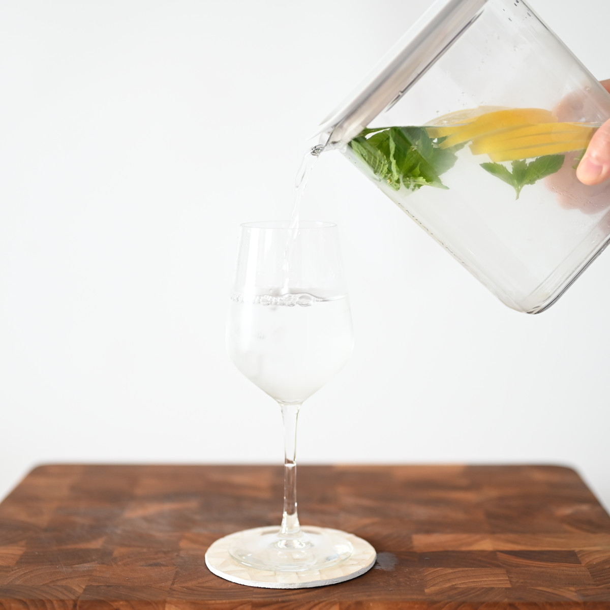 エンバランス ピッチャー1.1L 角型 薄 グ...の詳細画像5